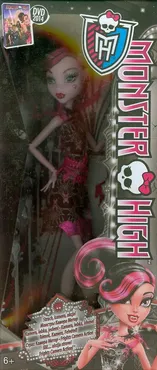 Monster High Czarny dywan Draculaura