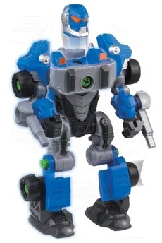 Rozkręcony robot niebieski