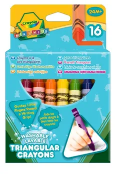 Kredki świecowe Crayola trójkątne Mini Kids 16 sztuk - Outlet