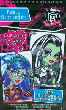 Monster High Upiorne makijaże Mały szkicownik