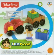 Little People Traktor z przyczepą