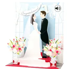 Kartki 3D Wedding