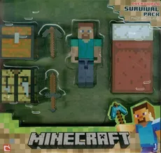 Minecraft Survival Pack Podstawowy zestaw przetrwania z figurką