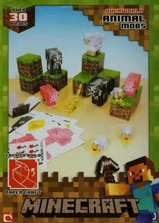 Minecraft Papercraft Zestaw mobów Zwierzęta - Outlet