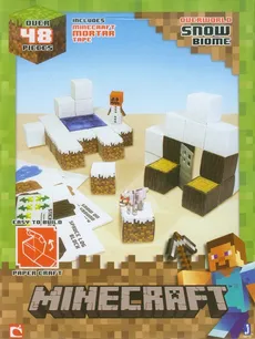 Minecraft Papercraft Zestaw śnieżny świat