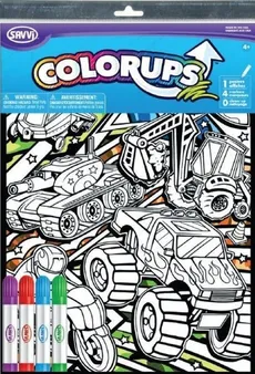 Colorups Pojazdy kolorowanka duża
