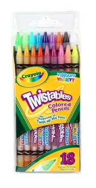Crayola Kredki ołówkowe Twstables 18