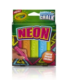 Crayola Neon Kreda chodnikowa neonowa 5 sztuk