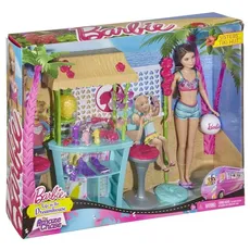 Barbie wakacyjny zestaw z lalką Tiki Hut