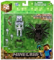 Minecraft Figurka Spider Jockey + akcesoria