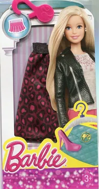 Barbie Ubranko spódniczka dla Barbie bordowa