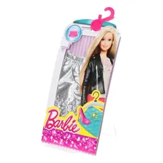 Barbie Ubranko spódniczka dla Barbie srebrna