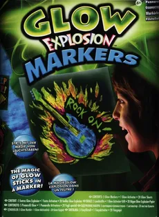 Zestaw do malowanie Crayola Eksplozja koloru - Glow explosion zielona