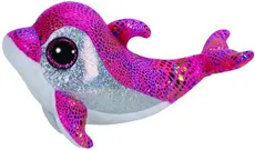 Beanie Boos Sparkles - różowy delfin średni