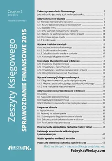 Zeszyty Księgowego Nr 2 Sprawozdanie finansowe 2015 - Outlet - Katarzyna Trzpioła