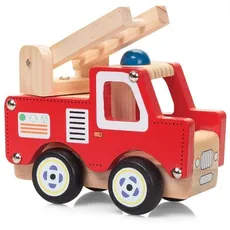 Drewniany samochód straż pożarna - Outlet