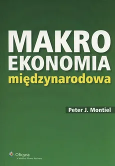 Makroekonomia międzynarodowa - Outlet - Montiel Peter J.