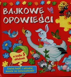 Bajkowe opowieści Książka z puzzlami