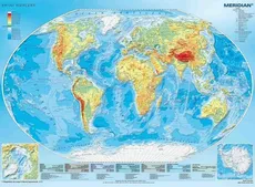 Świat fizyczny Mapa ścienna 1:43 300 000