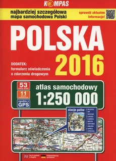 Polska 2016 Atlas samochodowy 1:250 000 - Outlet