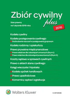Kodeks cywilny 2016 PLUS