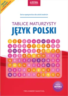 Język polski Tablice maturzysty - Outlet