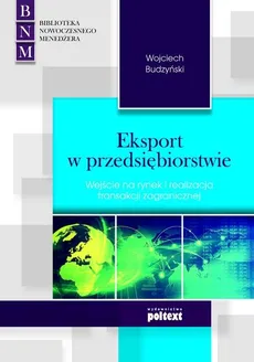 Eksport w przedsiębiorstwie - Outlet - Wojciech Budzyński