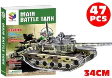 Puzzle 3D Main Battle Tank Czołg wojskowy 47 elementów
