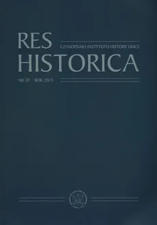 Res Historica nr 39