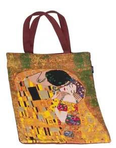 Torba na zakupy Gustav Klimt - The Kiss bawełna, 40 x 34 cm