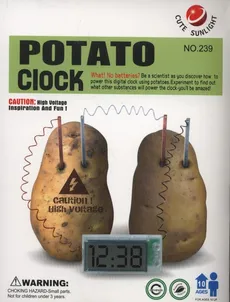Zestaw kreatywny eko zegar z ziemniaka - Outlet
