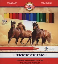 Kredki Triocolor 9mm 36 kolorów - Outlet