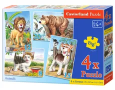 4x1 Puzzle Animals