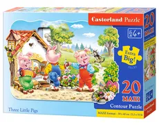 Puzzle Maxi Konturowe: Three Little Pigs 20