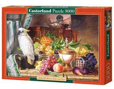 Puzzle Still Life With Fruit and a Cockatoo, Josef Schuster 3000