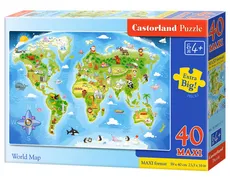 Puzzle Maxi: World Map 40
