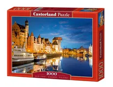 Puzzle Gdańsk Port Nocą 1000