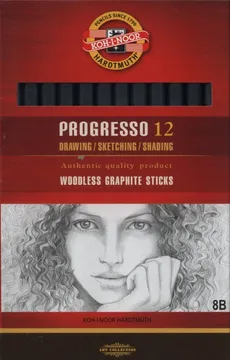 Ołówek grafitowy 8B Progresso 12 sztuk
