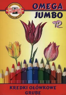 Kredki Omega Jumbo 12 kolorów - Outlet