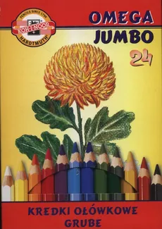 Kredki Omega Jumbo 24 kolory - Outlet