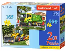 Puzzle śmieciarka i traktor 165 i 300 2w1