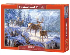 Puzzle Winter mountain light 1000