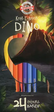 Kredki Dino 24 kolory - Outlet