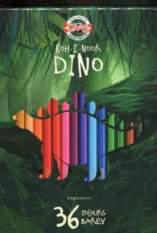 Kredki Dino 36 kolorów