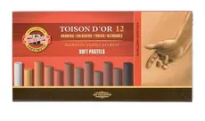 Pastele suche Toison D'Or 12 sztuk brązowe