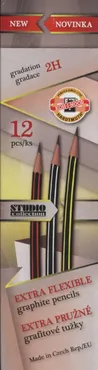 Ołówek grafitowy polimerowy Wygibas 2H 12 sztuk