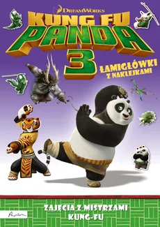 Dream Works Kung Fu Panda 3 Mistrzowie kung-fu Łamigłówki z naklejkami