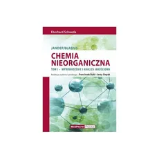 Chemia nieorganiczna Tom 1 Wprowadzenie i analiza jakościowa - Eberhard Schweda