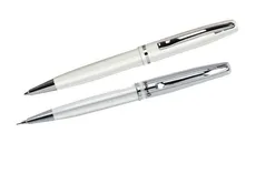 Długopis i ołówek automatyczny Jazz biały