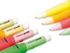 Ołówek Milan mechaniczny eraser & pencil capsule Fluo 20 sztuk